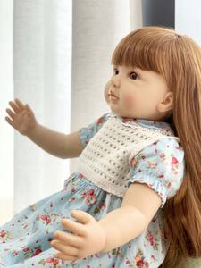 Muñeca Reborn de Silicona de 19 Pulgadas con Ojos Móviles, Puede Hacer Pipí, con Ropa, Regalo - Product Image 5