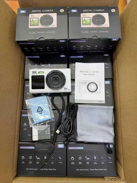 S150 5K High-definition Digital Camera Dual-screen Wi-Fi Card Camera Video Recording Portable Campus Vlog Travel Camera