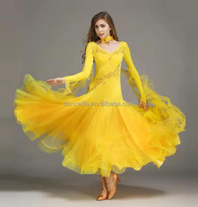 Vestido de Baile de Spandex/Nailon, Vestido de Baile de Salón, Ropa de Baile para Competencia y Actuación - Product Image 5