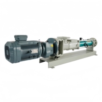 Pompe à vis de qualité sanitaire à connexion directe pour le traitement de l'eau à faible vitesse de rotation et basse vibration haute pression
