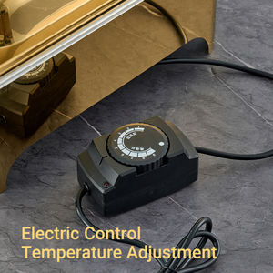 Ensemble de réchauds de <span class=keywords><strong>buffet</strong></span> de luxe en acier inoxydable doré avec vitrines pour traiteur, idéal pour les mariages et les événements hôteliers - Product Image 4