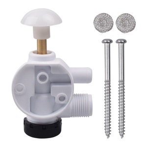 DometicSealand Water Valve WVK02-WH Plastic RV Toilet Repair Kit With Screws And <b>Washers</b> - Product Image 1