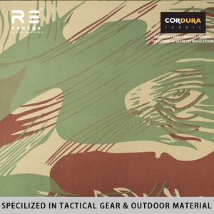 Chaleco Táctico de Tela Cordura Squadron 500D con Camuflaje Rhodesian Brushstroke y Nylon Laminado 1050D, Sistema Molle Cortado a Láser - Product Image 1