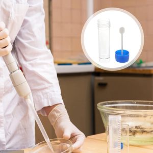 Tabouret jetable en matériau PS de 30ml avec bouchon à vis, fournitures de laboratoire transparentes médicales personnalisables OEM - Product Image 6