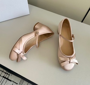 2026 New Brand Soft Pink Gentle Fairy Style Round-Toe Low-Heel Gentle Casual Commuting Bridal Attendant Shoes - Product Image 5