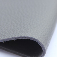 Rotes Pull-up Vollnarbenleder aus Rindsleder, Langlebiges Echtleder für Sofas, Handtaschen, Gürtel, Polstermaterial