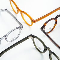 Mode optique verre oeil verre cadre lunettes de Prescription rétro Design Mazzucchell acétate montures de lunettes
