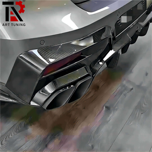 Kit Carrosserie M Sport en Fibre de Carbone Véritable pour <span class=keywords><strong>BMW</strong></span> Série 7 <span class=keywords><strong>G70</strong></span> <span class=keywords><strong>740i</strong></span> 760i 2023-2025 – Lame Avant, Diffuseur Arrière, Jupes Latérales - Product Image 5