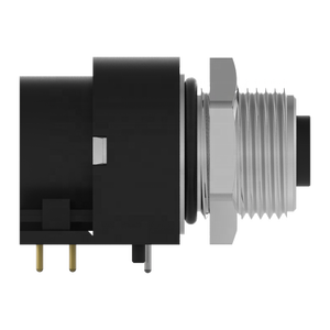 M12 A-Coded 3Pin Front Lock Connector IP67 Waterproof Industrial Male Female - Product Image 2