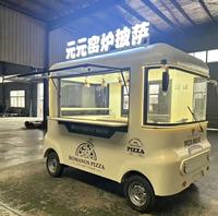 Camion à café multifonctionnel, remorque alimentaire, chariot alimentaire mobile, mini camion à crème glacée