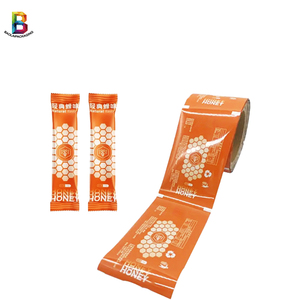 Rouleau de feuille PE laminé imprimé de dureté douce de haute qualité Soluble dans l'eau pour l'emballage de collation de bonbons Film d'emballage flexible - Product Image 5