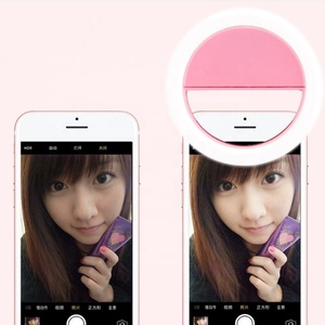 Luce ad Anello Ricaricabile con Logo OEM, Batteria da 1000mAh, 3 Modalità di Luminosità, Accessorio per Selfie e Trucco per Telefoni Cellulari da Ragazza - Product Image 5
