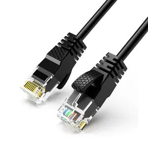 Aipeng Trần dây dẫn đồng RJ45 28AWG dây UTP cáp CAT6 Slim vá cáp