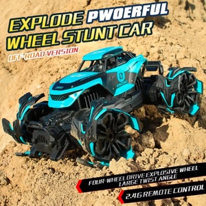 SJY-33759 1:12 2.4GHz 4WD SHOCKING STUNTS ROCK CRUSHR Voiture RC de drift haute vitesse avec câble USB en métal - Product Image 4
