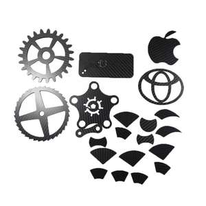 Feuille de fibre de carbone découpée par machine CNC de haute qualité personnalisée pour les pièces de cadre de drone UAV/FPV compatibles Fabriqué en Chine - Product Image 1