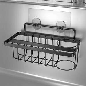 <span class=keywords><strong>Lavello</strong></span> da cucina In acciaio inox personalizzato organizzatore di cassone punzone gratis 3 In 1 Rack di stoccaggio di drenaggio con straccio <span class=keywords><strong>lavello</strong></span> porta spugna - Product Image 2