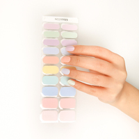 Prix d'usine – Nouveaux Wraps d'ongles en gel japonais semi-cuits, longue durée, semi-transparents, changeant de couleur, avec lampe UV