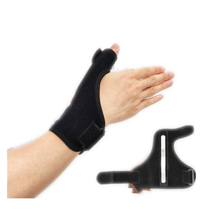 Adjustable Neoprene Spring Steel Plate Sports Safety <strong>Thumb</strong> Support Brace Hand Guard <strong>Splint</strong> <strong>for</strong> Arthritis-Black Universal - Product Image 1