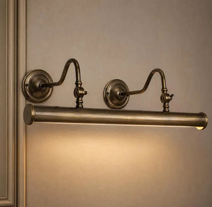 Decorative Mid Century Solid Brass 24 Inch Picture Light Gallery <b>Wall</b> <b>Sconce</b> Antique Brass <b>Wall</b> Mounted Artwork Lamp Hotel - Product Image 4