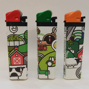 للبيع بالجملة ولاعة مطبخ بلاستيكية من السيجار ولاعة غاز الصوان بالجملة ولاعة بوتان ولاعة إعلانية قابلة للتخصيص - Product Image 3