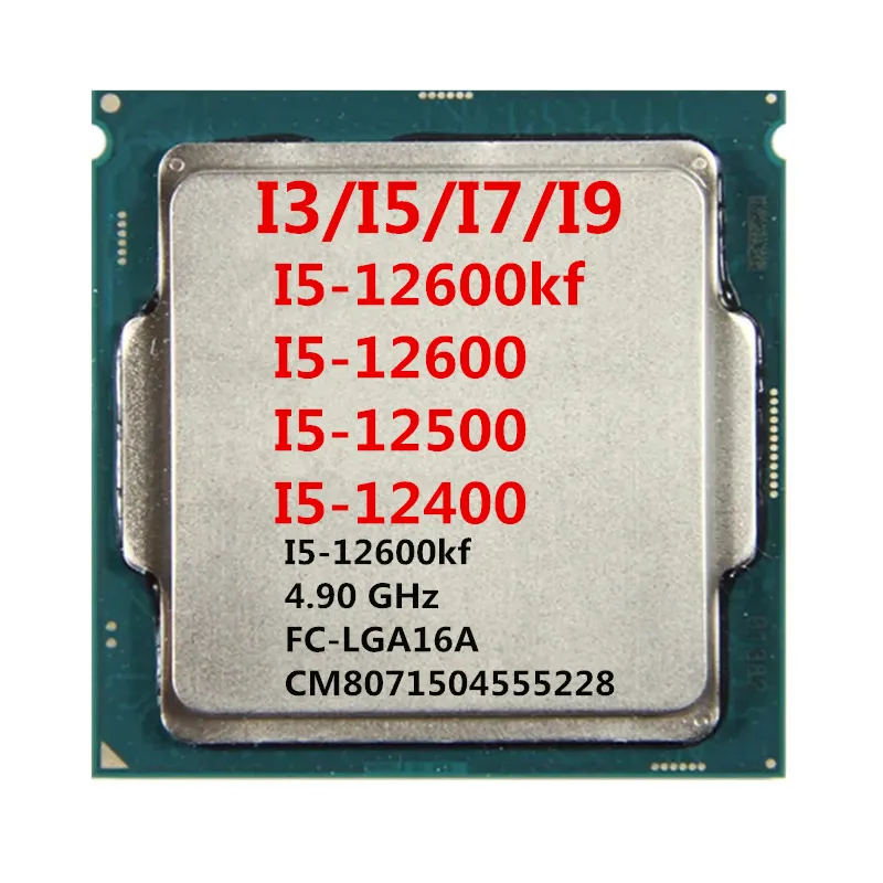 Processador CPU I-n-t-el i5-12600kf Core Original 4.90GHz/20 MB Desktop i5-6400 6400T i5-6500 i5-6500T i5-6600T i7-6700 i7-6700
