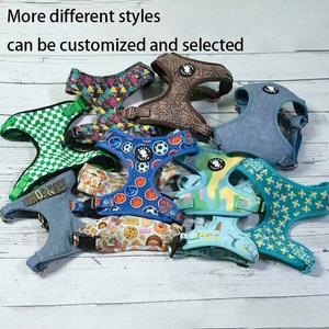 Accessoires pour chiens <span class=keywords><strong>Harnais</strong></span> guimauve Petits chiens <span class=keywords><strong>Bulldog</strong></span> <span class=keywords><strong>Frenchie</strong></span> Ensemble <span class=keywords><strong>harnais</strong></span> et laisse pour chien de luxe personnalisé en gros - Product Image 5