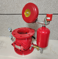 Vanne d'alarme à eau DN100/DN150 – Vanne anti-retour d'alarme en fonte ductile avec sonnette d'alarme hydraulique