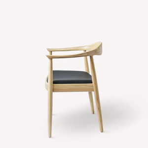 <span class=keywords><strong>Sedia</strong></span> da pranzo in <span class=keywords><strong>legno</strong></span> massello di gomma <span class=keywords><strong>bianca</strong></span> JP, <span class=keywords><strong>sedia</strong></span> da pranzo in pelle, <span class=keywords><strong>sedia</strong></span> Hans Wegner Kennedy - Product Image 5
