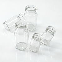 Flacon en verre transparent de 10 ml, récipient stérile pour solution injectable et emballage de médicaments
