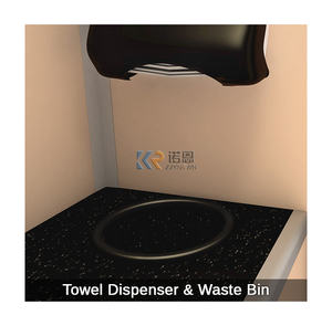 Moderno Baño Portátil Fácil de Limpiar con Ducha, Inodoro Móvil VIP de Lujo para Exteriores, Remolque de Baño Compatible con ADA - Product Image 1