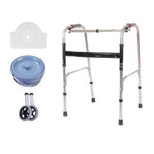 Alat Bantu Jalan Ringan untuk Rumah Sakit, Peralatan Medis Luar Ruangan, Alat Bantu Jalan Portabel dengan Kursi dan Roda - Product Image 4
