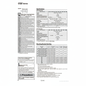 Cilindro compacto SMC Pneumatics - Product Image 1