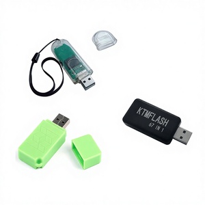 แฟลชไดรฟ์ USB โปรโตคอลเฉพาะ SM2PRO ขนาดกะทัดรัดและน้ำหนักเบา ดองเกิล 67-in-1 เครื่องมือวินิจฉัยโปรแกรม ECU สีเขียว/ดำ - Product Image 1