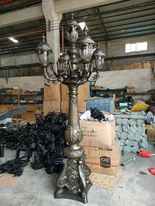 Lampes de jardin personnalisées de style européen, éclairage LED électrique de grande taille pour aménagement paysager, éclairage extérieur commercial et résidentiel - Product Image 2