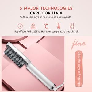 KSKIN Top Selling Product 2 in 1 Hair <b>Straightener</b> Negative Ion Hair <b>Straightener</b> Styling <b>Comb</b> Hair <b>Straightener</b> - Product Image 5