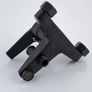 Robinet de toilette <span class=keywords><strong>WC</strong></span> noir mural fonctionnel mitigeur thermostatique de bain et douche en zinc avec motif de pulvérisation douce mitigeur - Product Image 4