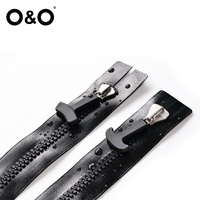 O & O-Custom 10 # Fermetures à glissière étanches et hermétiques en résine soudables Fermetures à glissière en plastique TPU robuste pour radeau de sauvetage gonflable