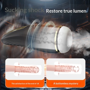 Dispositivo Vibrador de Masturbación Masculina con Copa de Aire, Juguete Sexual Automático con Función de Adsorción, Fuerte Placer, Masaje, Ejercicio - Product Image 2
