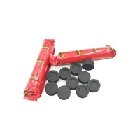 Bois de fruits 22mm lumière rapide charbon de bois narguilé charbon rond noir encens charbon de bois