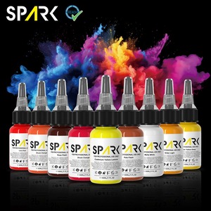 Encres de tatouage permanentes organiques végétaliennes professionnelles Spark Safe EU REACH-Compliant 30ml pour tatoueurs - Product Image 2