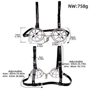 Pinza para Pezones Femenina QKKQ, Cubierta de Acero Inoxidable, Masaje de Senos, Estimulación, Productos Eróticos para Adultos, Sex Shop - Product Image 4