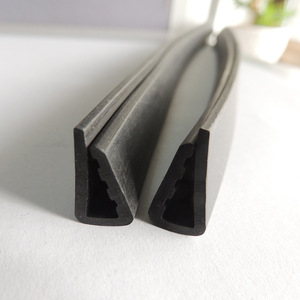 <b>Pvc</b> Epdm U Shaped Edge Protection <b>Strip</b> 10 In Anti Collision Door Window Seal - Product Image 1
