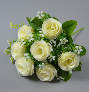 ช่อดอกไม้ประดิษฐ์เจ็ดหัวสำหรับทารกดอกไม้ช่อกุหลาบดอกไม้งานแต่งงา<span class=keywords><strong>น</strong></span>ของตกแต่งบ้า<span class=keywords><strong>น</strong></span>งา<span class=keywords><strong>น</strong></span>แต่งงา<span class=keywords><strong>น</strong></span> - Product Image 3