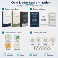 Patch anti-acné hydrocolloïde à micro-aiguilles dissolvant l'acide salicylique OEM, formule personnalisée, pour l'acné en phase précoce