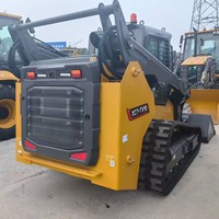 Exportbereiter TV10 4,75T 0,47m³ Mini-Raupenlader für Landschaftsbau-Mulchverteilung und Gartenboden-Transport auf Baustellen