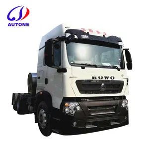 顶级质量欧5中国重汽豪沃430马力二手拖车头CNG液化天然气牵引车