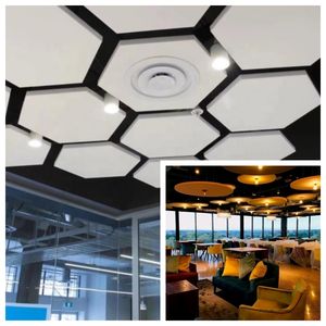 맞춤형 교수형 타일 유리 섬유 매달린 천장 음향 구름 NRC 0.9 - Product Image 5