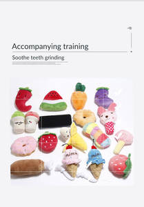 Giocattoli di peluche per cani da masticare interattivi all'ingrosso a buon mercato giocattoli morbidi per animali domestici - Product Image 4