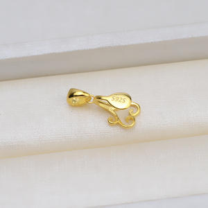 Wenchi Handmade 925 Silver Baroque <b>Pearl</b> <b>Pendant</b> Special-Shape Necklace Empty Holder Accessory DIY Female <b>Pearl</b> <b>Pendants</b> <b>Charms</b> - Product Image 4