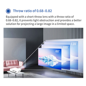 4K Laser High-brightness <b>Projector</b> for Business&Education&Large Venues Manual Built-In <b>Speakers</b> 6000-6500 Lumens VLU653SH 4K 3LC - Product Image 3